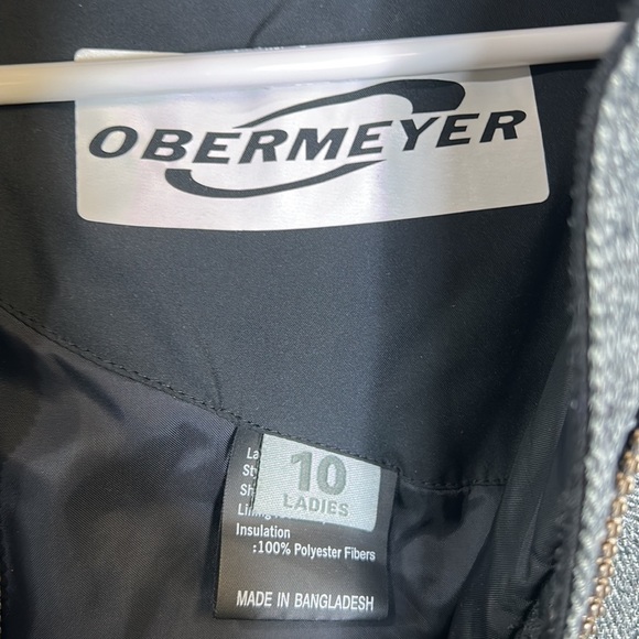 Obermeyer Women's Gray Ski‎ Jacket Size 10 #84100 - Picture 6 of 10